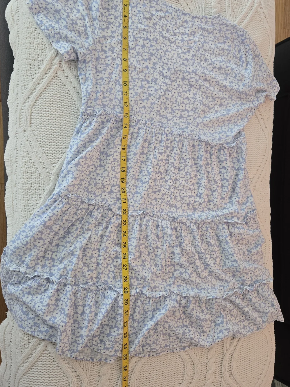 J CREW V-Neck Tiered Women's Dress M
